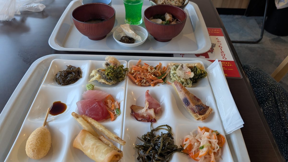 ホテルオーシャンの朝食。手作りのものが多いです